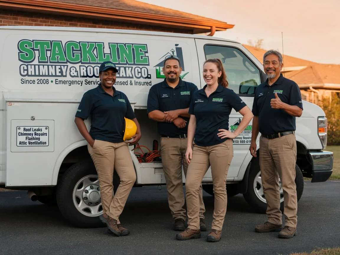 Chimney flashing repair company in Thornton, KY
